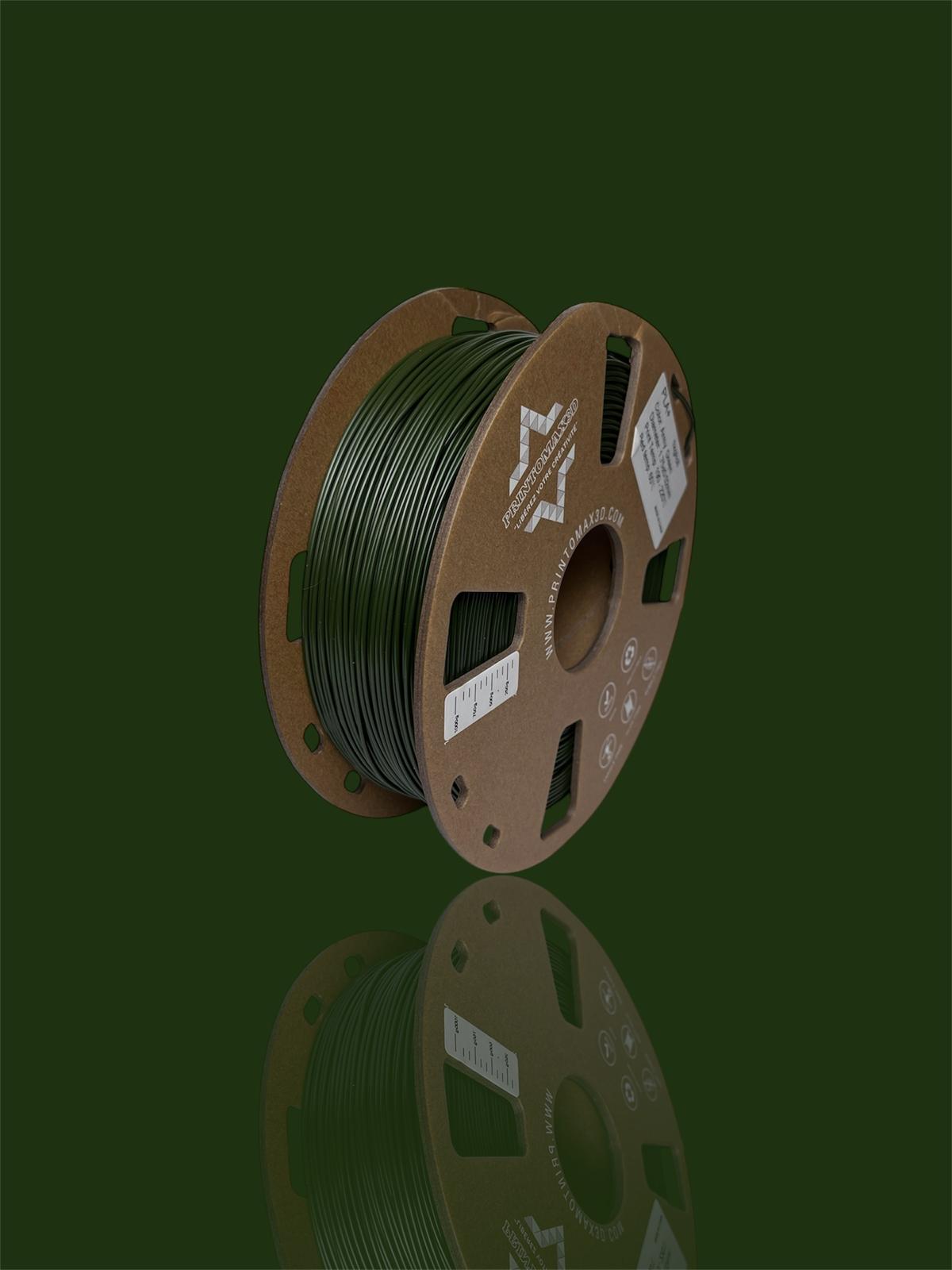Filament 3D PLA+ PRO - ARMY GREEN - 1.75mm - 1Kg