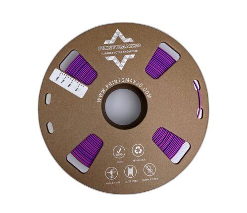 Filament 3D PLA+ MATTE DUAL COLOR - BLUE/PINK(ROSE-RED) - 1.75mm - 1Kg