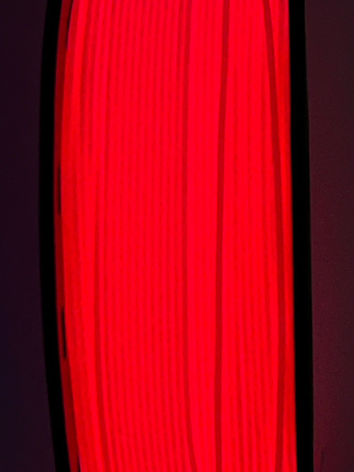 Filament 3D PLA+ Phosphorescent (Glow in the dark) - RED - 1.75mm - 1 KG