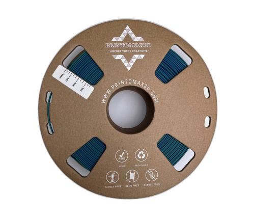 Filament 3D PLA+ MATTE DUAL COLOR - SAPPHIRE/BLACKISH-GREEN - 1.75mm - 1Kg