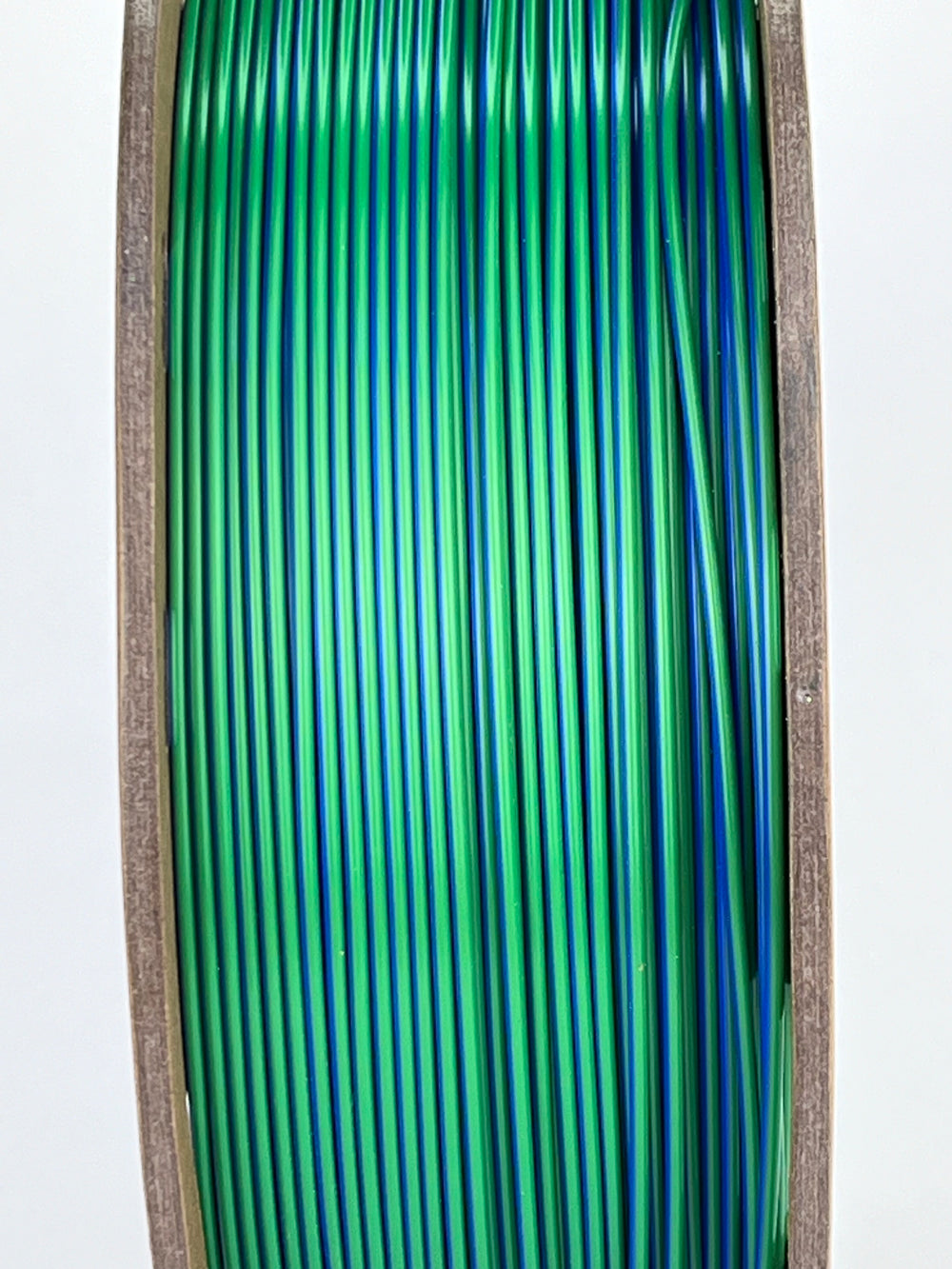 Bobine filament 3D PLA Silk Dualcolor Blue/Green 1kg pour imprimante 1.75mm