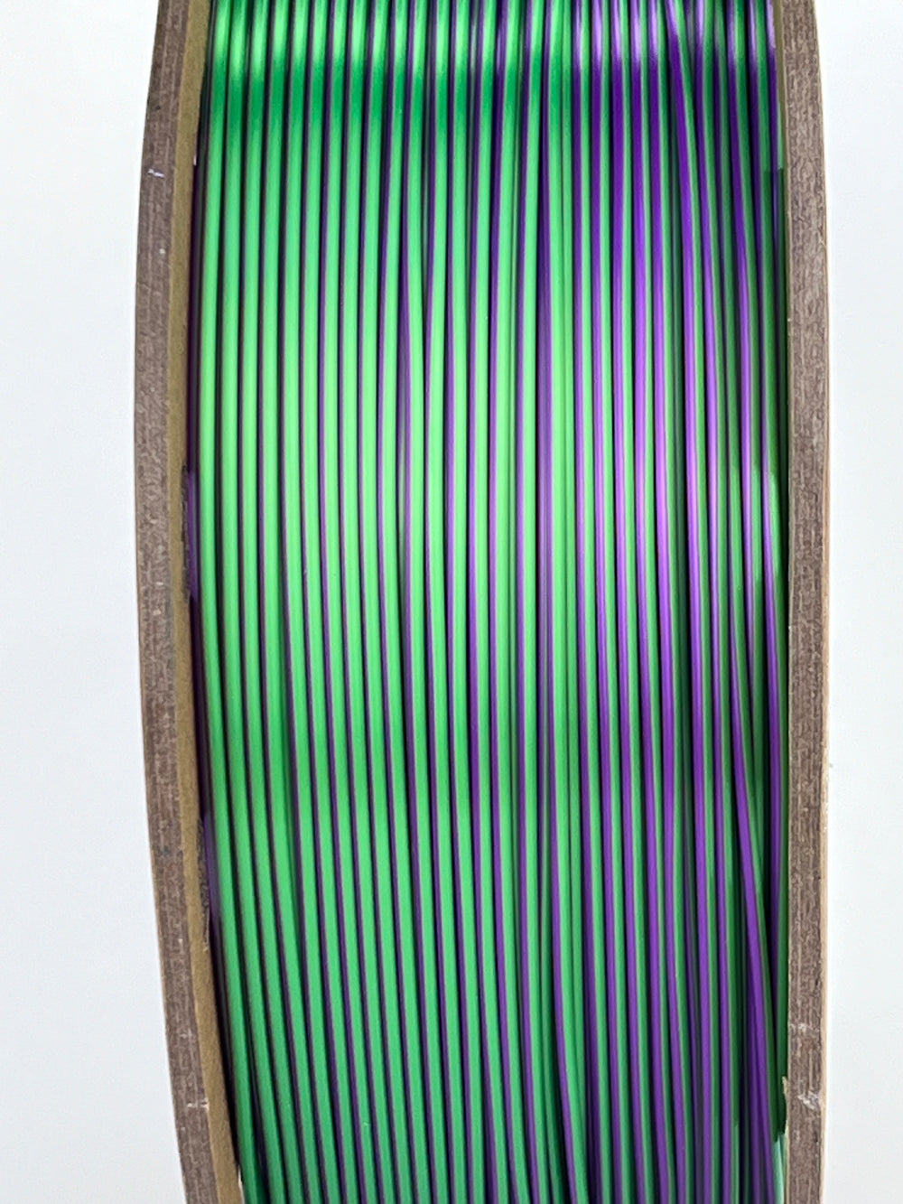 Bobine filament 3D PLA Silk Dualcolor Purple/Green 1kg pour imprimante 1.75mm