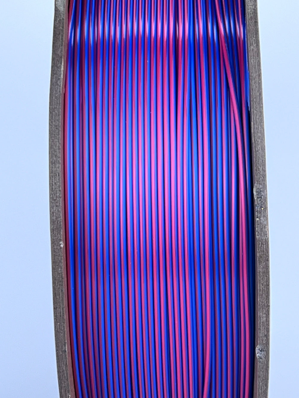 Bobine filament 3D PLA Silk Dualcolor Red/Blue 1kg pour imprimante 1.75mm