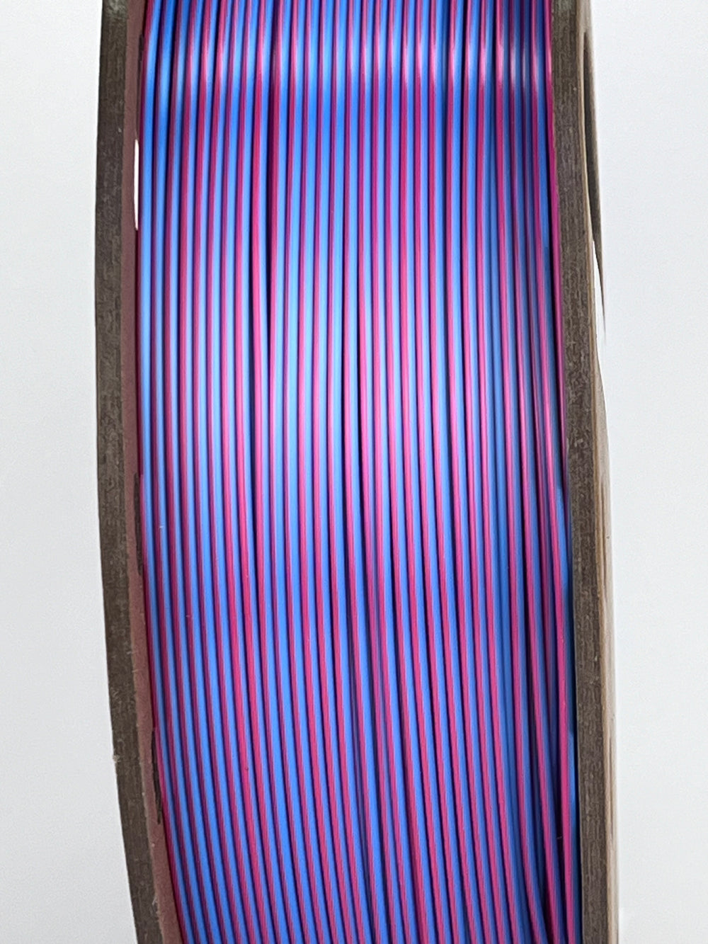 Bobine filament 3D PLA Silk Dualcolor RoseRed/Light Blue 1kg pour imprimante 1.75mm