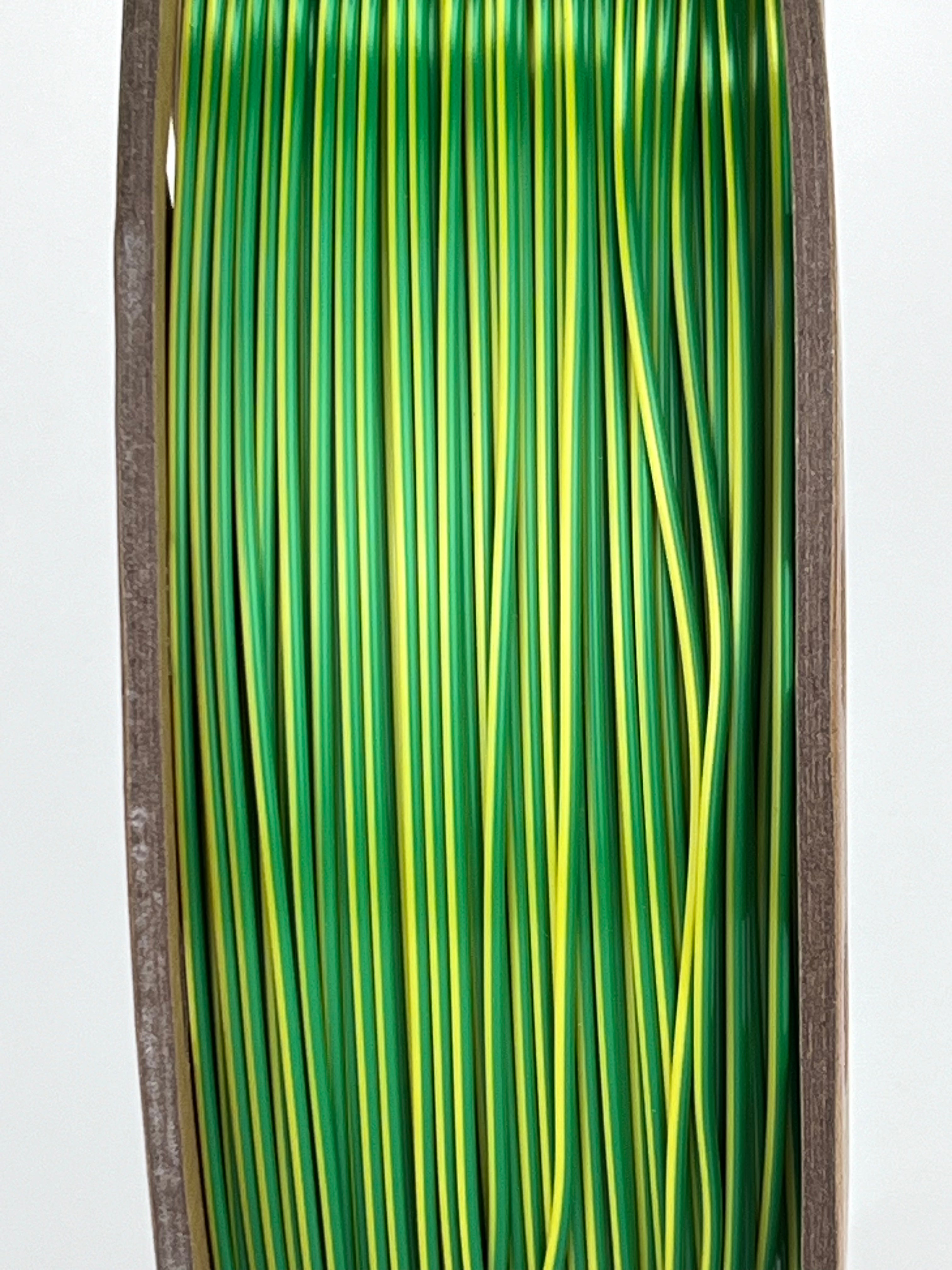 Bobine filament 3D PLA Silk Dualcolor Yellow/Green 1kg pour imprimante 1.75mm