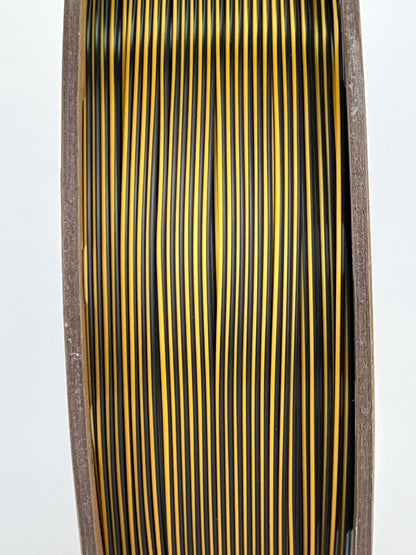Bobine filament 3D PLA Silk Tricolor Black/Gold/Purple 1kg pour imprimante 1.75mm