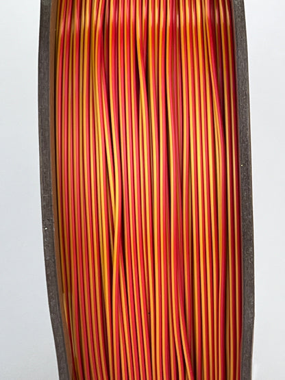 Bobine filament 3D PLA Silk Tricolor Black/Red/Gold 1kg pour imprimante 1.75mm