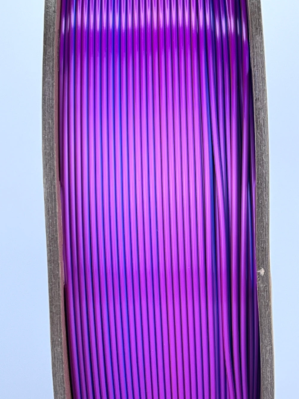 Bobine filament 3D PLA Silk Tricolor Blue/Purple/Orange 1kg pour imprimante 1.75mm