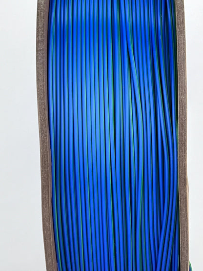 Bobine filament 3D PLA Silk Tricolor Orange/Blue/Green 1kg pour imprimante 1.75mm
