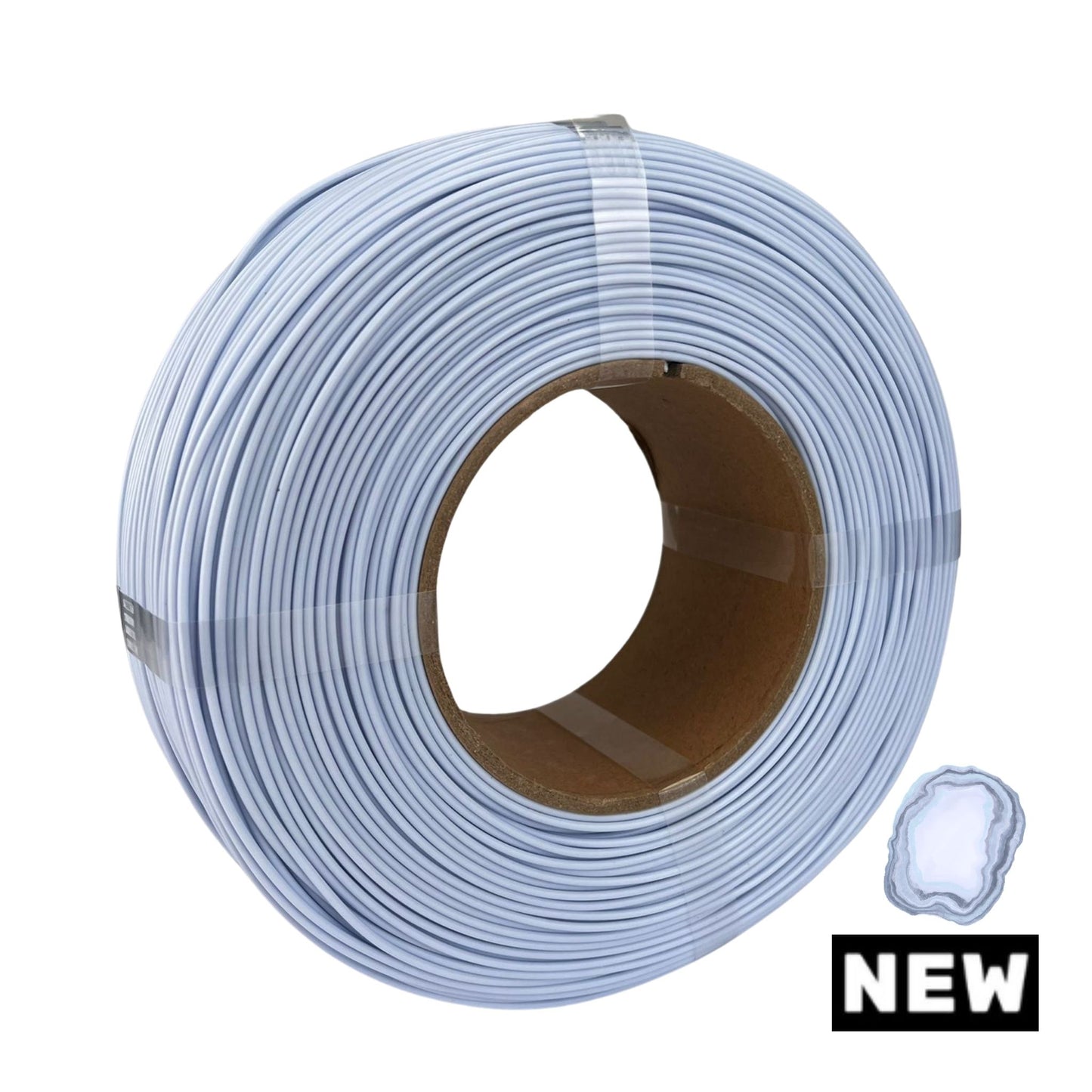 Filament 3D PLA+ PRO - LIGHT AIGUE MARINE BLUE - 1.75mm - 1Kg - Refill