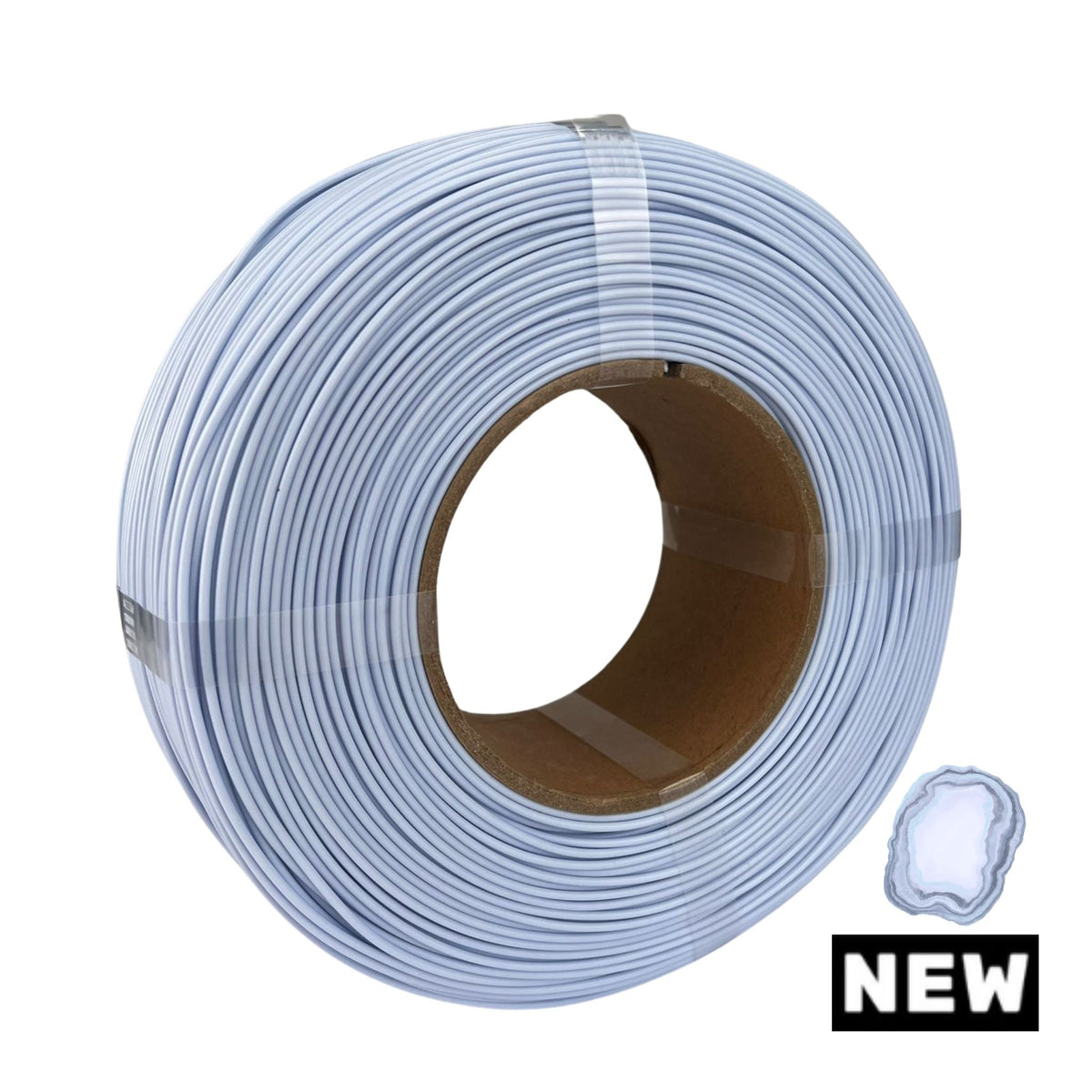 Filament 3D PLA+ PRO - LIGHT AIGUE MARINE BLUE - 1.75mm - 1Kg - Refill