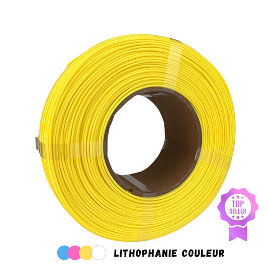 Filament 3D PLA+ PRO - YELLOW - 1.75mm - 1Kg - Refill