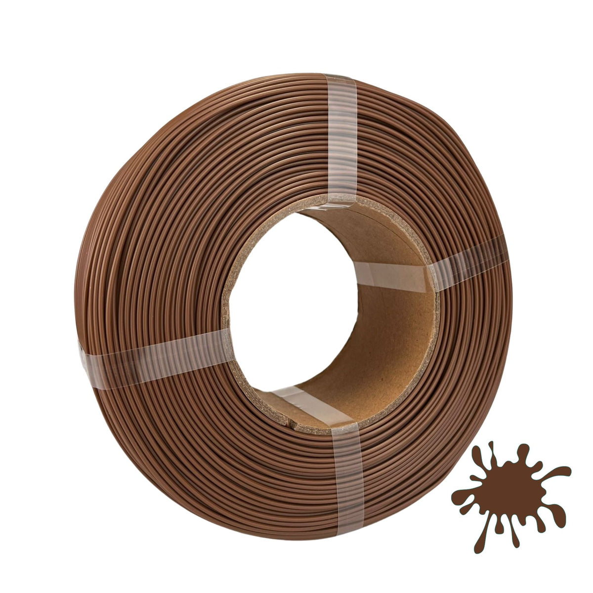 Filament 3D PLA+ PRO - BROWN - 1.75mm - 1Kg - Refill