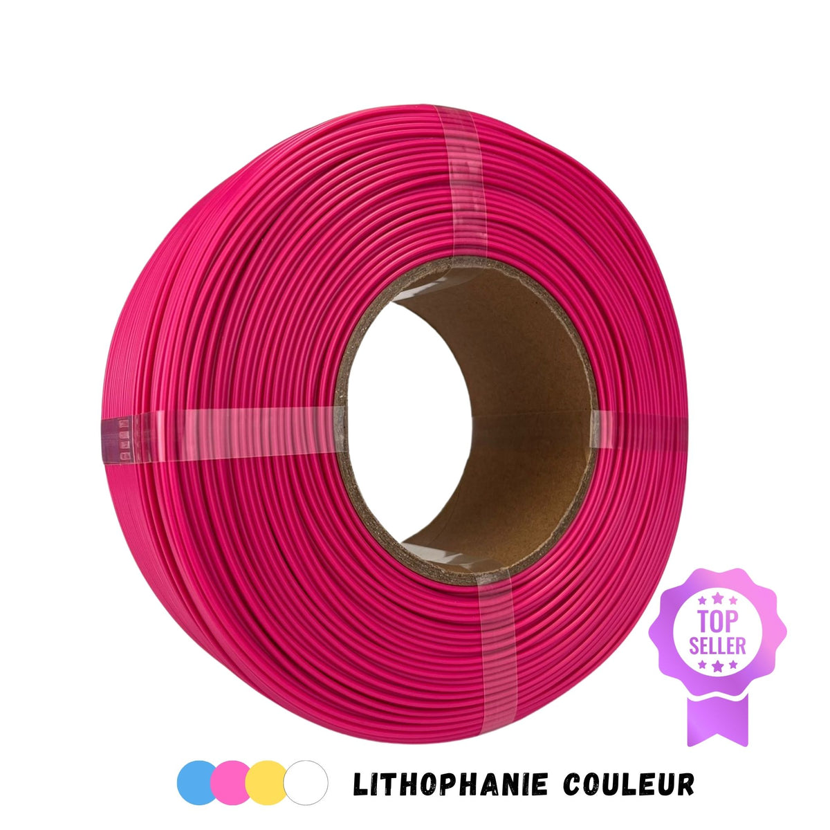 Filament 3D PLA+ PRO - MAGENTA - 1.75mm - 1Kg - Refill