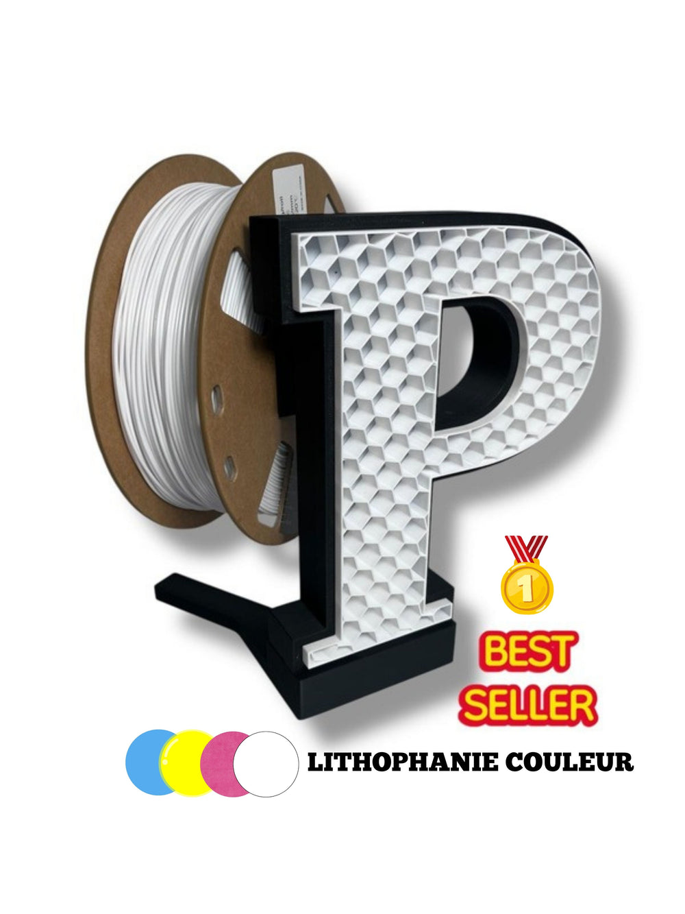 Filament 3D PLA+ PRO - PURE WHITE - 1.75mm - 1Kg