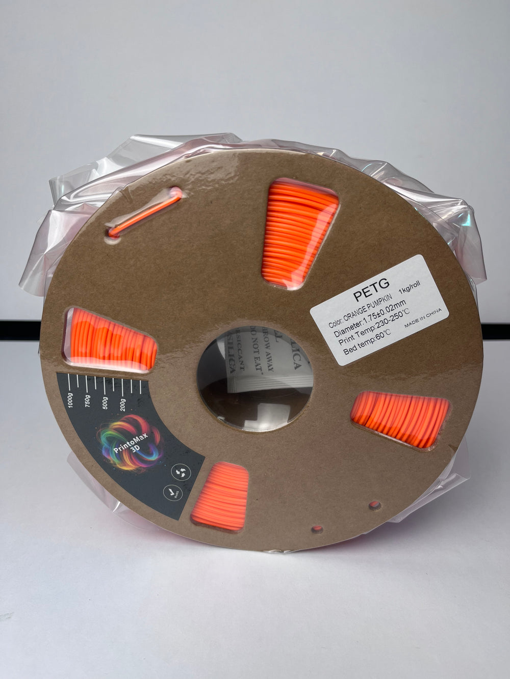 Filament 3D PETG - ORANGE PUMPKIN - 1.75mm - 1Kg