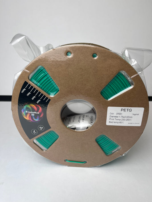 Filament 3D PETG - GREEN - 1.75mm - 1Kg