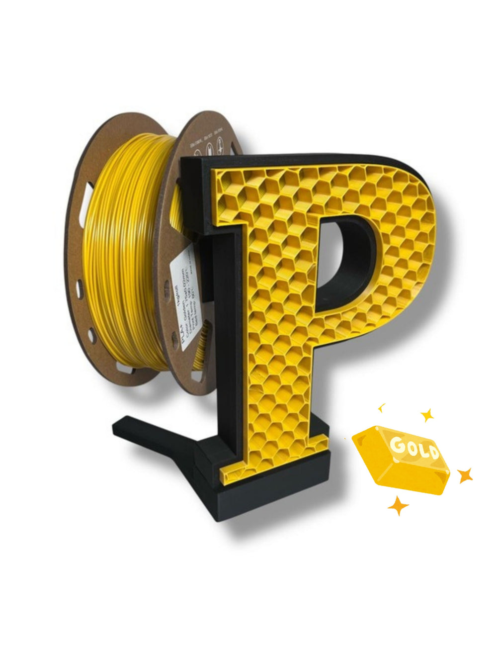 Filament 3D PLA+ PRO - GOLDEN (GOLD) - 1.75mm - 1Kg