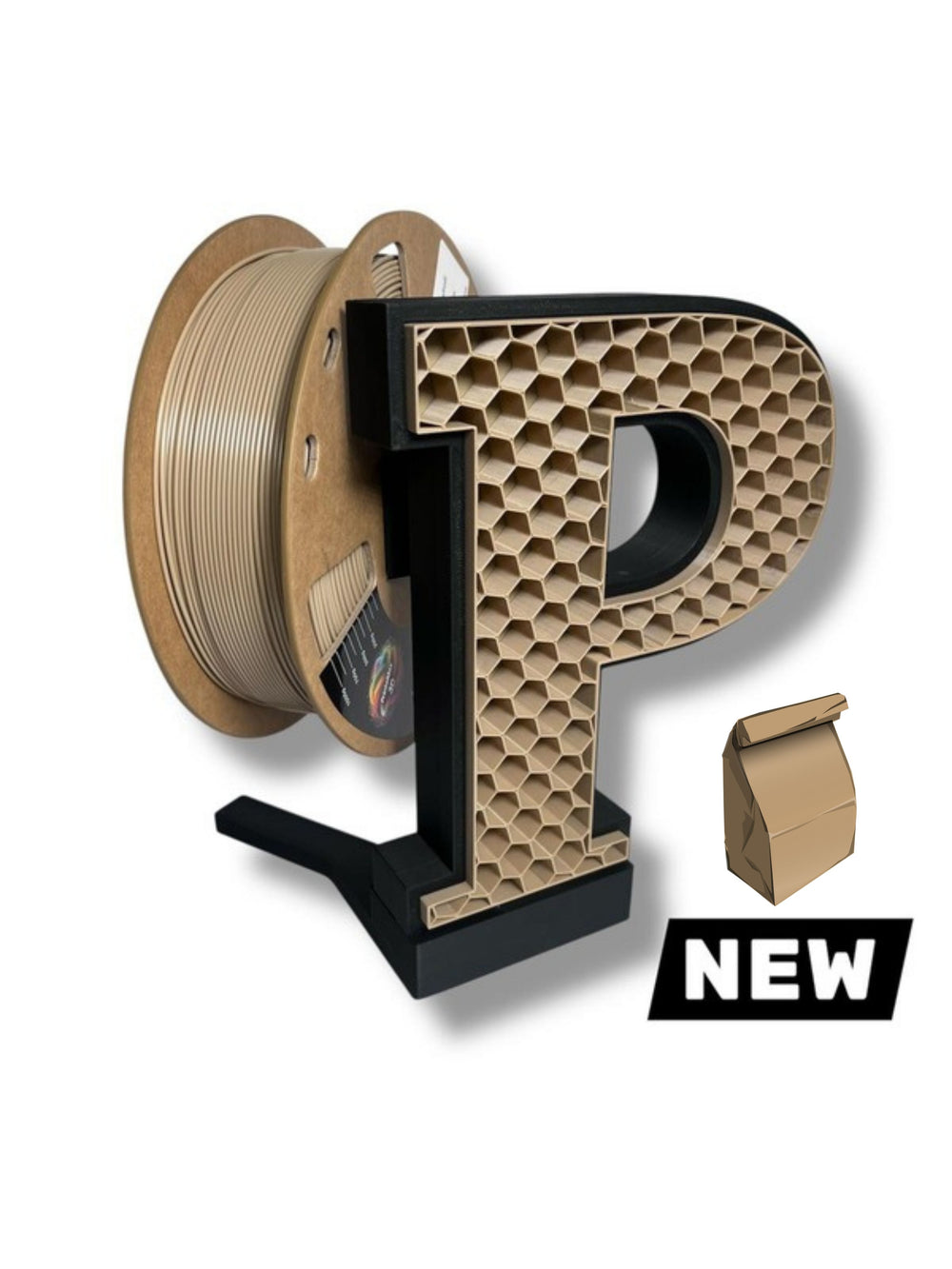 Filament 3D PLA+ PRO - PAPER KRAFT - 1.75mm - 1Kg