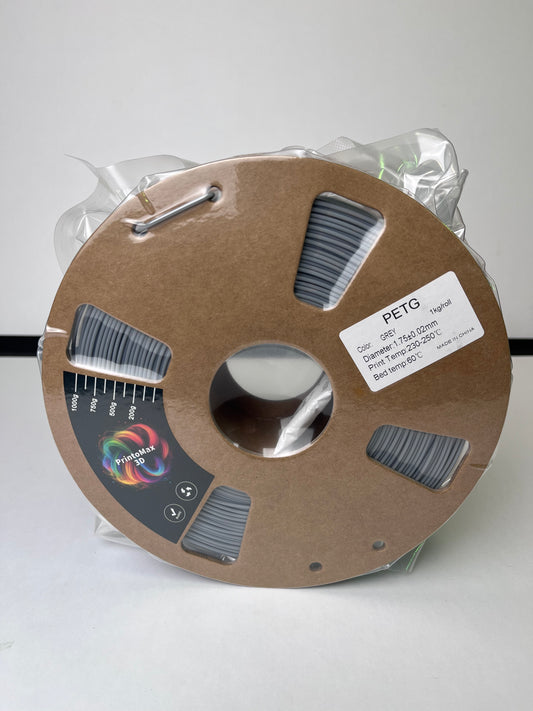 Filament 3D PETG - GREY - 1.75mm - 1Kg