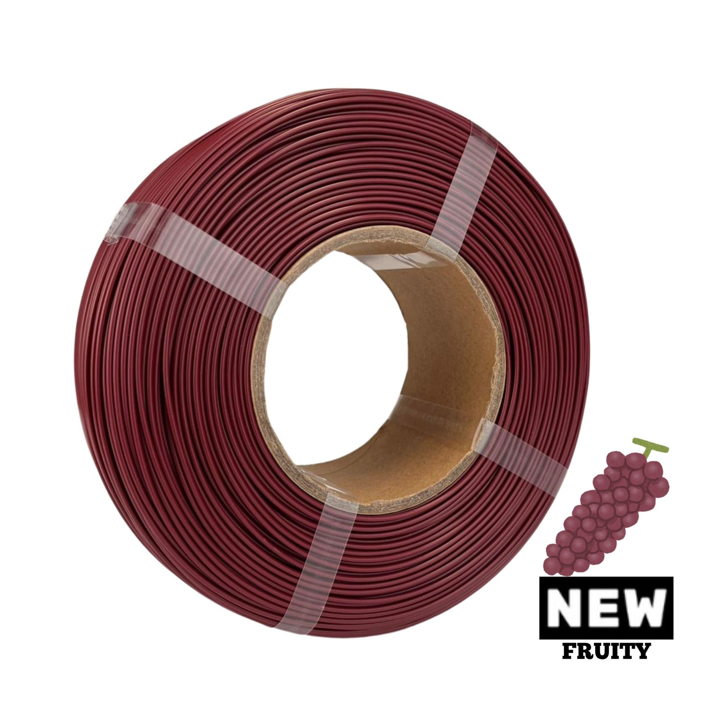 Filament 3D PLA+ PRO  - RED WINE BORDEAUX - 1.75mm - 1Kg - Refill