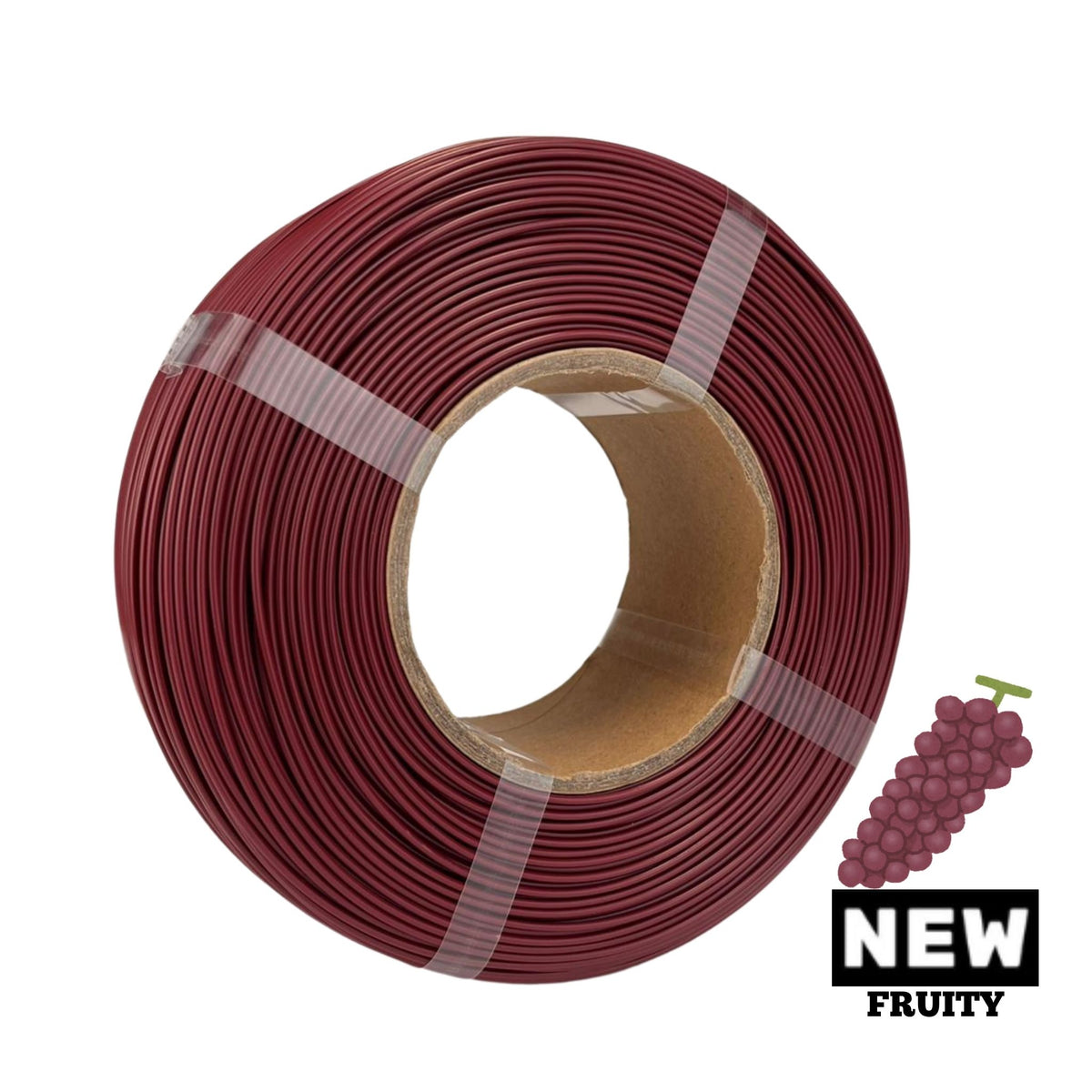 Filament 3D PLA+ PRO  - RED WINE BORDEAUX - 1.75mm - 1Kg - Refill
