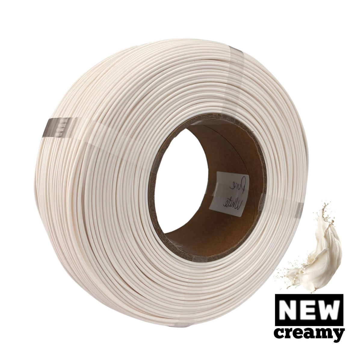 Filament 3D PLA+ PRO - CREAMY WHITE - 1.75mm - 1Kg - Refill