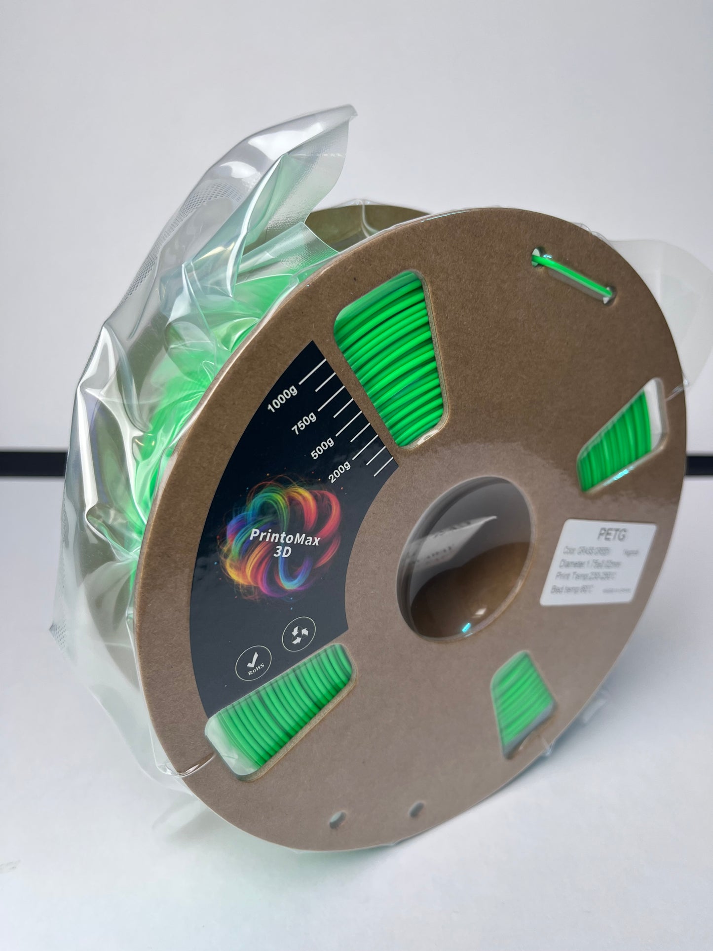 Filament 3D PETG - GREEN GRASS - 1.75mm - 1Kg