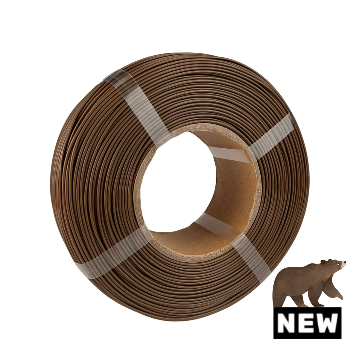Filament 3D PLA+ PRO - DARK BROWN  - 1.75mm - 1Kg - Refill