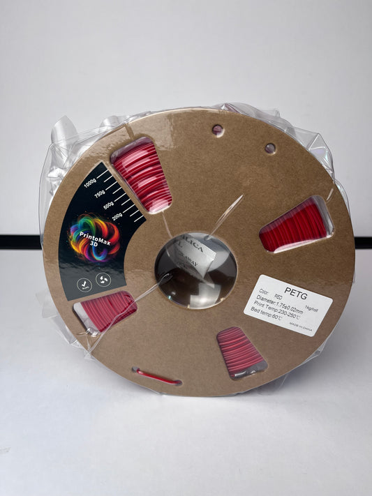 Filament 3D PETG - RED - 1.75mm - 1Kg