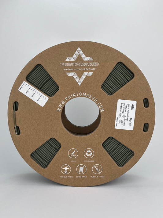 Filament 3D ABS - ARMY GREEN - 1.75mm - 1Kg