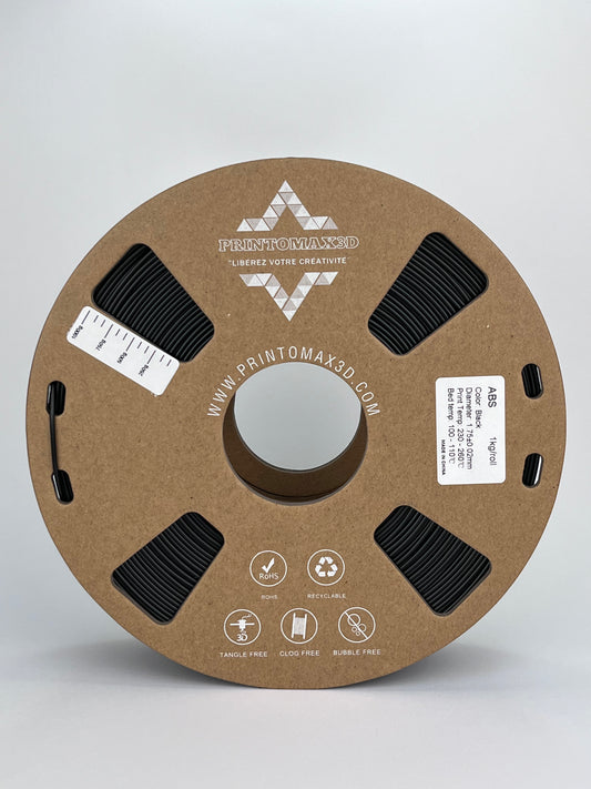 Filament 3D ABS - BLACK - 1.75mm - 1 Kg