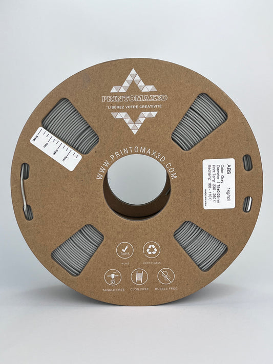 Filament 3D ABS - GRAY - 1.75mm - 1 Kg