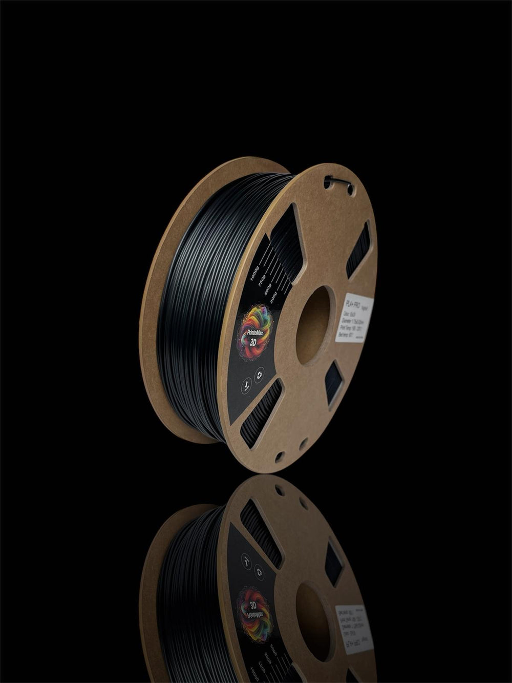 Filament 3D PLA+ PRO - BLACK - 1.75mm - 1Kg