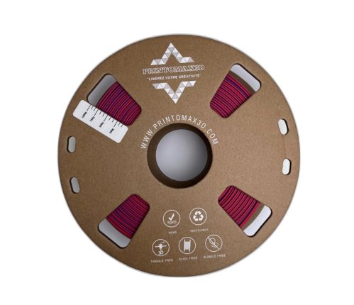 Filament 3D PLA+ MATTE DUAL COLOR - BLUE/RED - 1.75mm - 1Kg