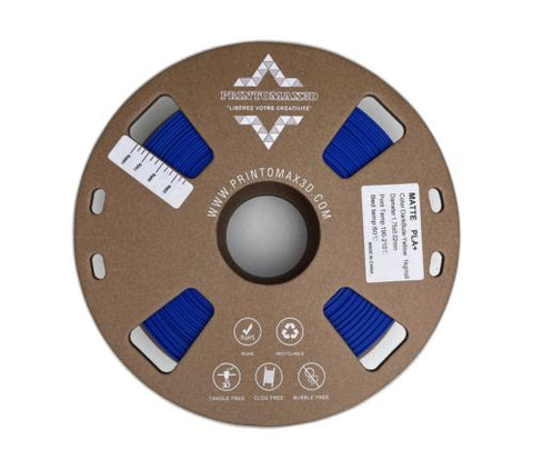 Filament 3D PLA+ MATTE DUAL COLOR - DARK-BLUE/YELLOW - 1.75mm - 1Kg