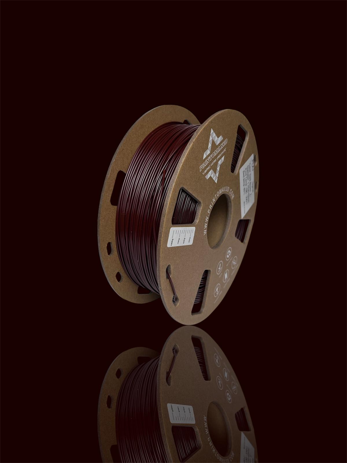 Filament 3D PLA+ PRO - DARK BROWN [2] - 1.75mm - 1Kg