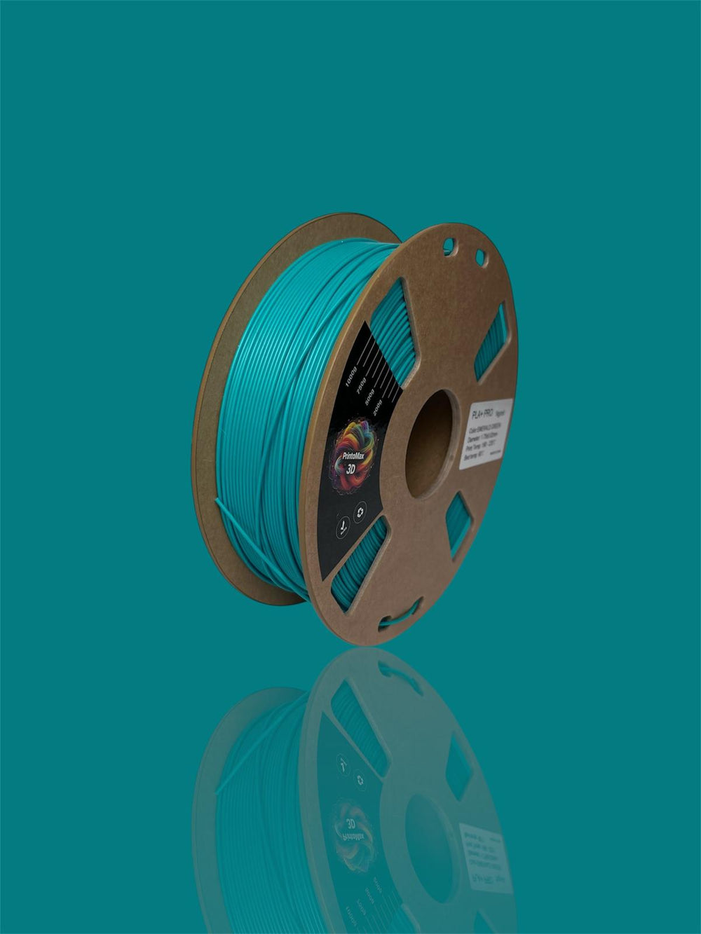 Filament 3D PLA+ PRO - EMERALD GREEN - 1.75mm - 1Kg