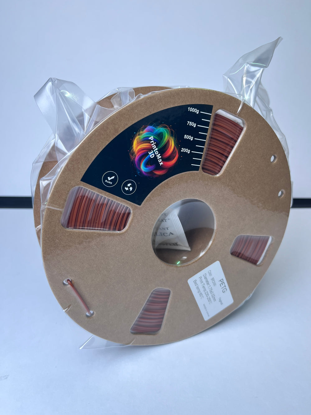 Filament 3D PETG - BROWN - 1.75mm - 1Kg