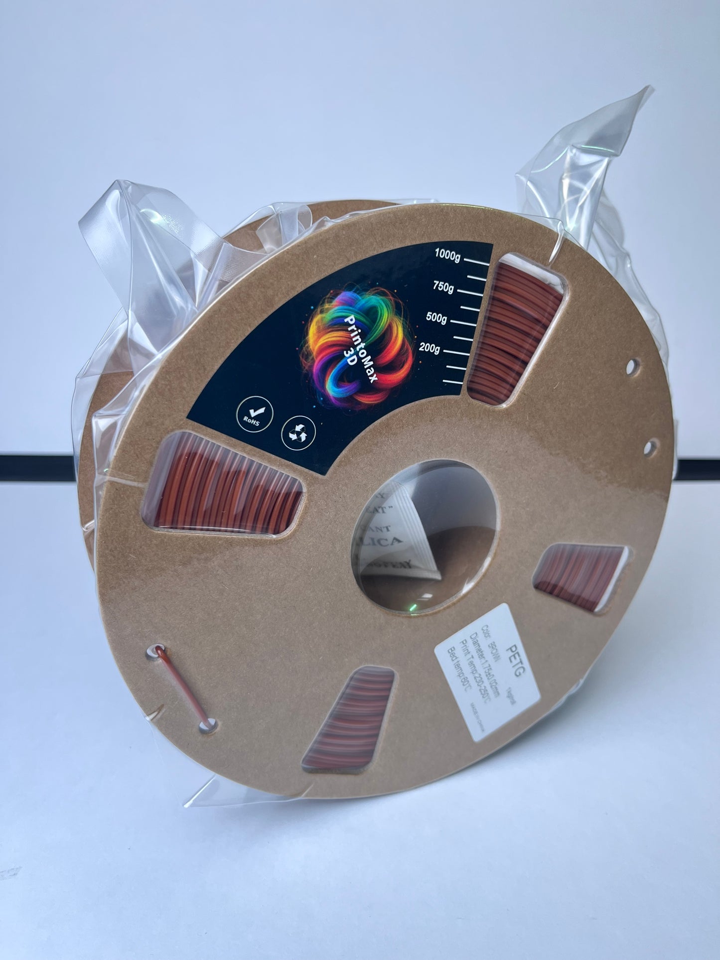 Filament 3D PETG - BROWN - 1.75mm - 1Kg