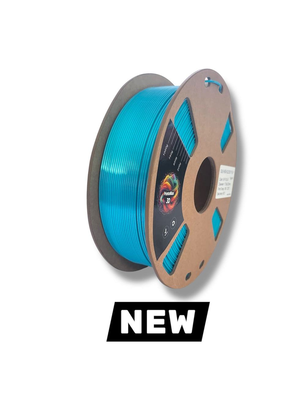 Filament 3D PLA+ SILK HIGH GLOSSY - SKY BLUE - 1.75mm - 1Kg