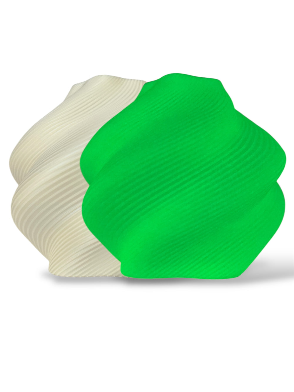 Bobine filament 3D PLA Phosphorescent (Glow in the dark) Orange Vert 1kg pour imprimante 1.75mm
