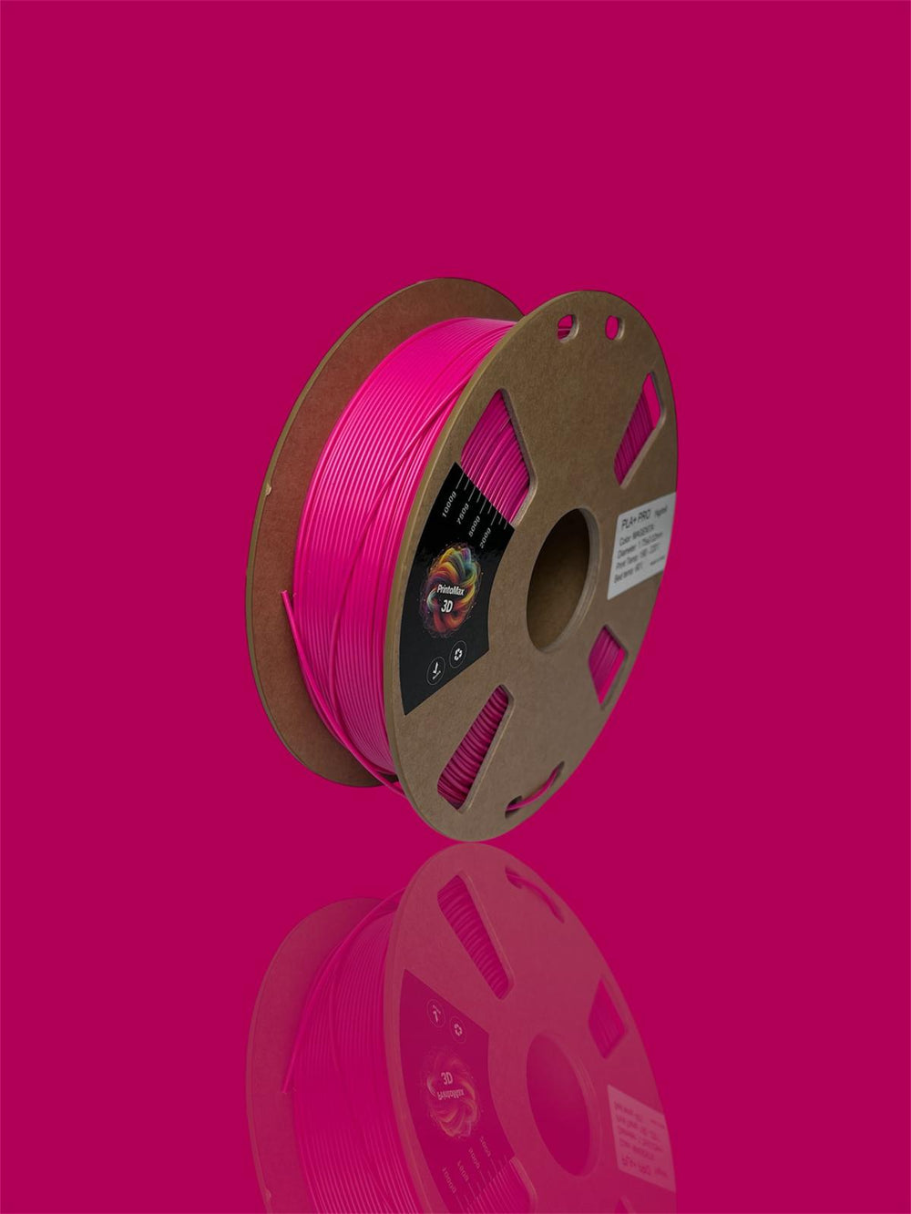 Filament 3D PLA+ PRO - MAGENTA - 1.75mm - 1Kg
