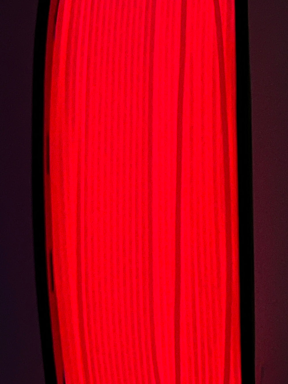 Filament 3D PLA+ Phosphorescent (Glow in the dark) - RED - 1.75mm - 1 KG