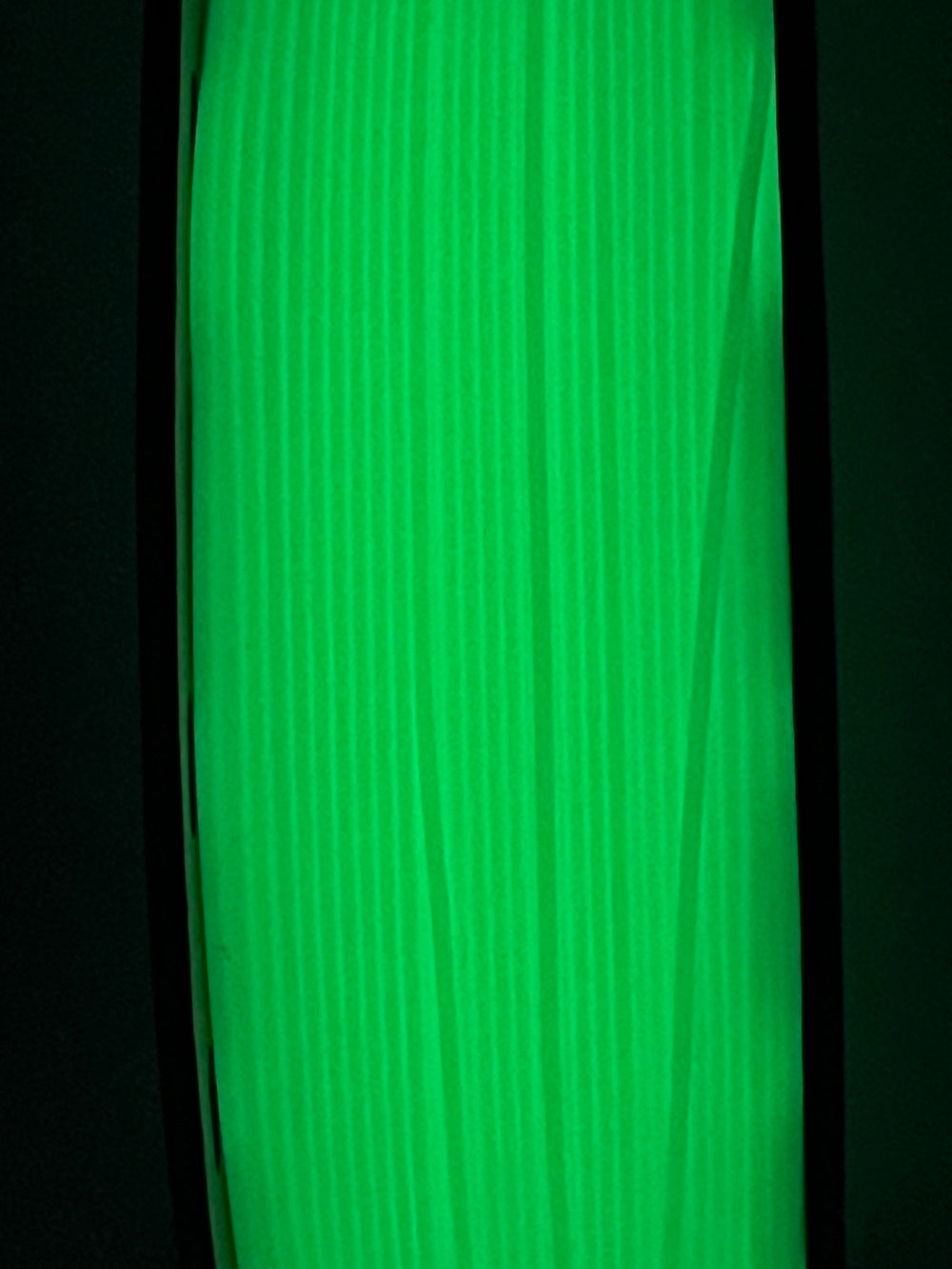 Filament 3D PLA+ Phosphorescent (Glow in the dark) - YELLOW GREEN - 1.75mm - 1 KG