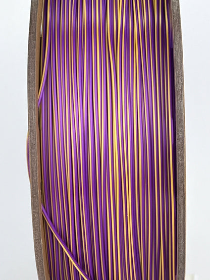 Filament 3D PLA+ SILK DUAL COLOR - PURPLE/GOLD - 1.75mm - 1Kg