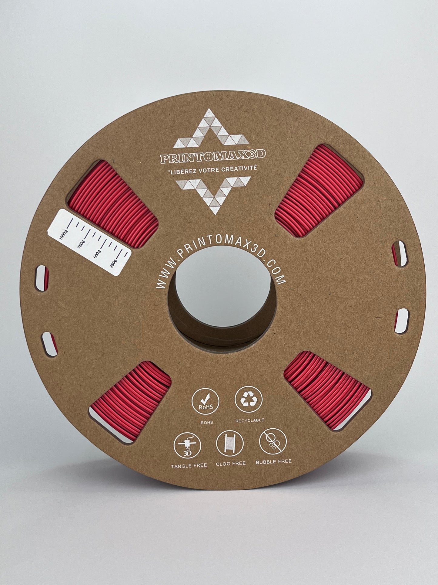 Filament 3D PLA+ SILK DUAL COLOR - RED/BLACK - 1.75mm - 1Kg