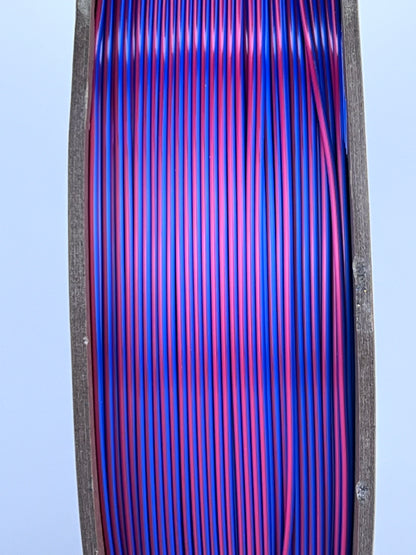 PLA+ SILK DUAL COLOR - RED/BLUE - 1.75mm - 1 KG