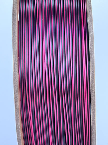 PLA+ SILK DUAL COLOR - ROSE RED/BLACK - 1.75mm - 1 KG