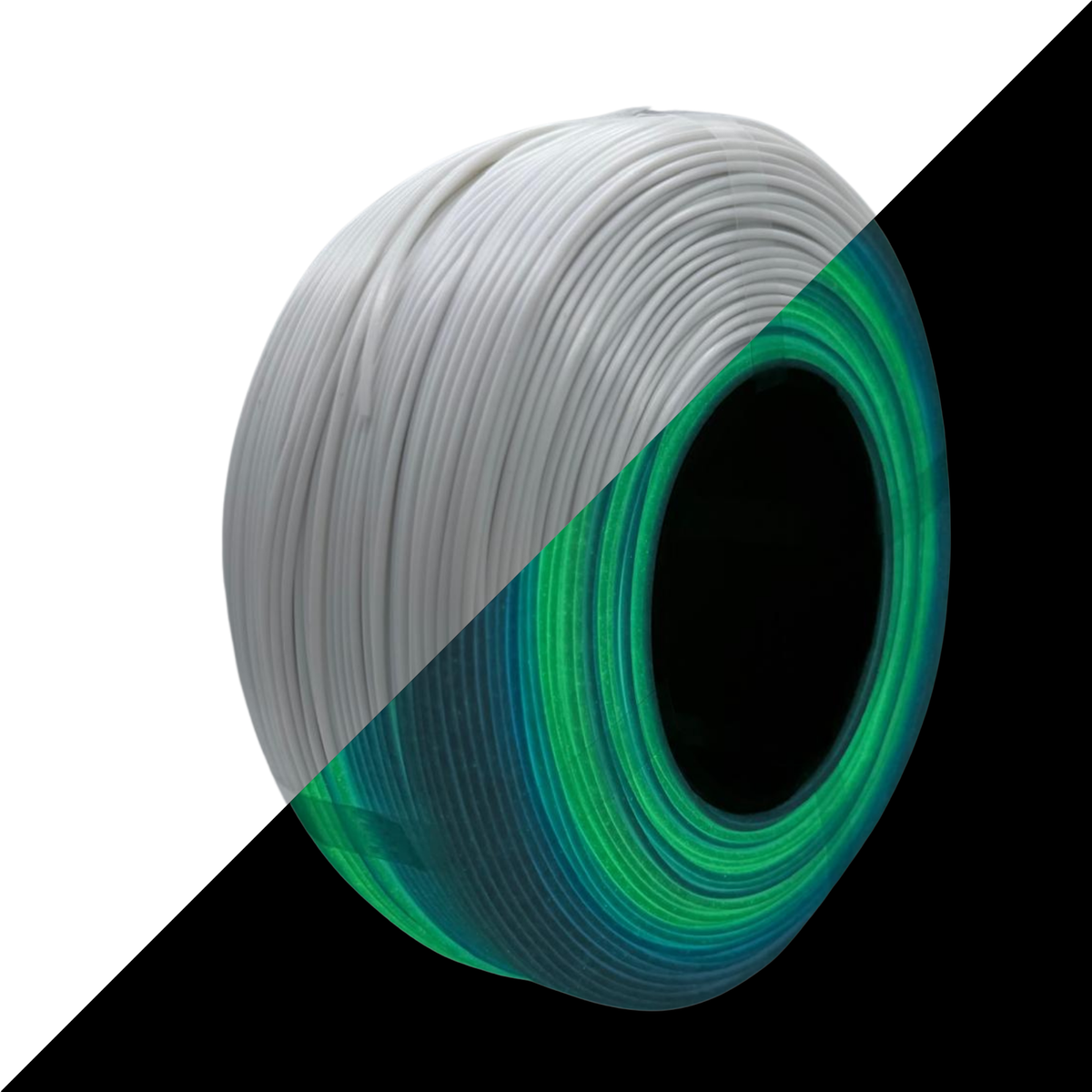 Filament 3D PLA+ Luminous (Glow in the dark) - 1.75mm - 1Kg